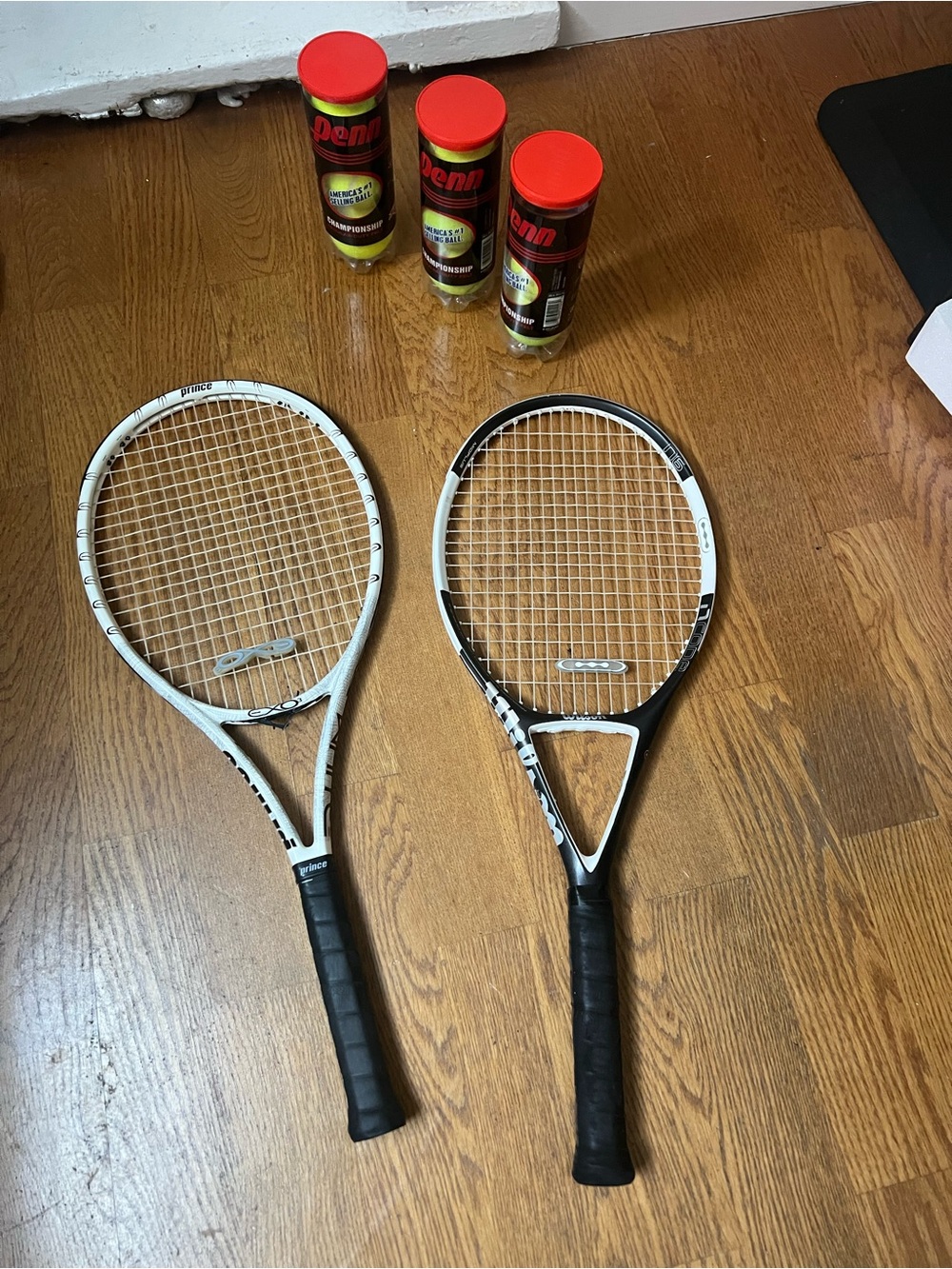 Prince & Wilson tennis rackets and *free* tennis balls